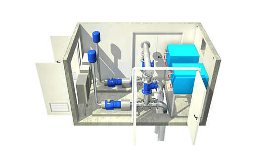 Fire protection rooms